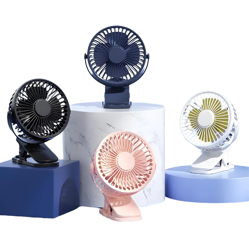 Mini Ventilador Portátil + Brinde (Cabo & Bateria)