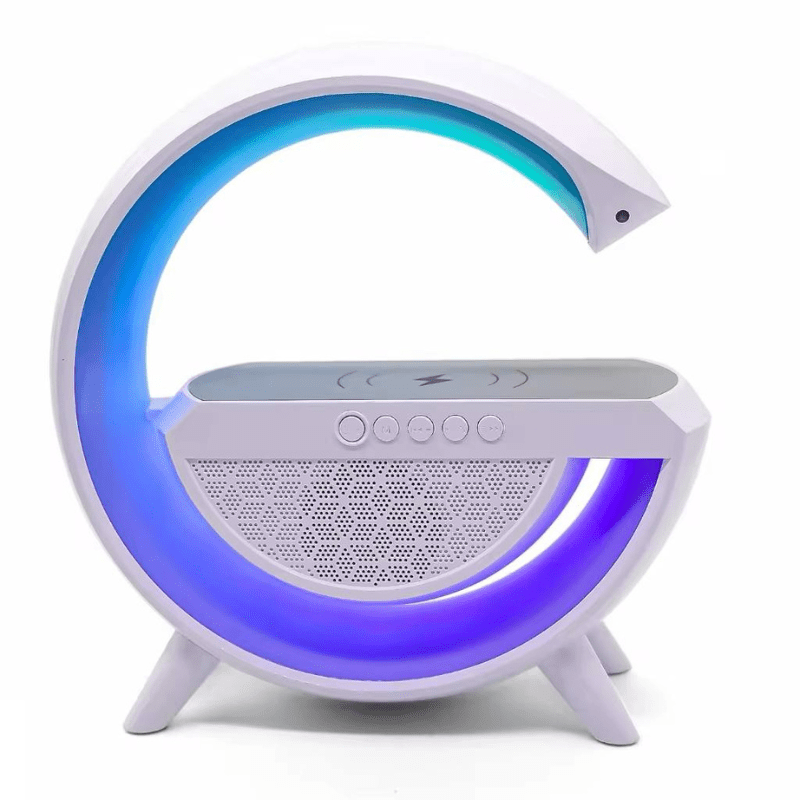 Carregador por Indução com Luminária + Despertador e Som Bluetooth ®