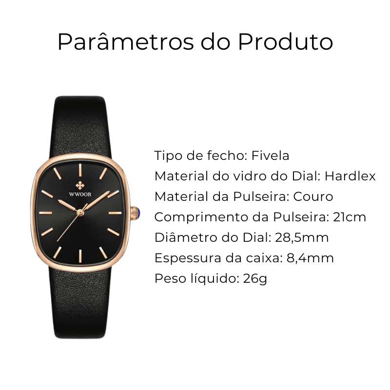 Relógio Feminino Minimalista WWOOR®