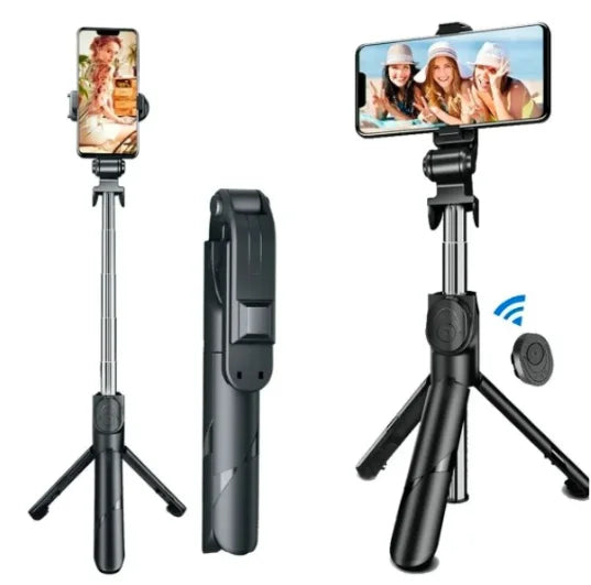 Mini Tripod Stick 360 Bluetooth Selfie Stick 3in 1 Mobile Phone