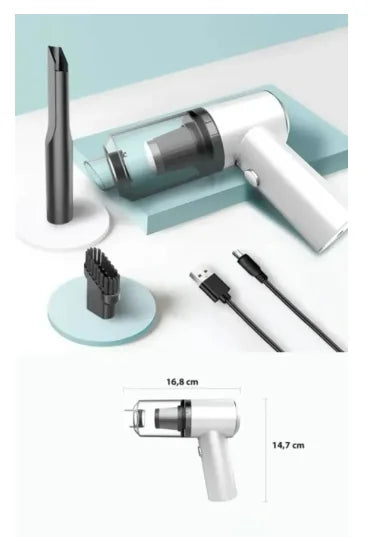 Aspirador Portátil Automotivo Potente Recarregável
